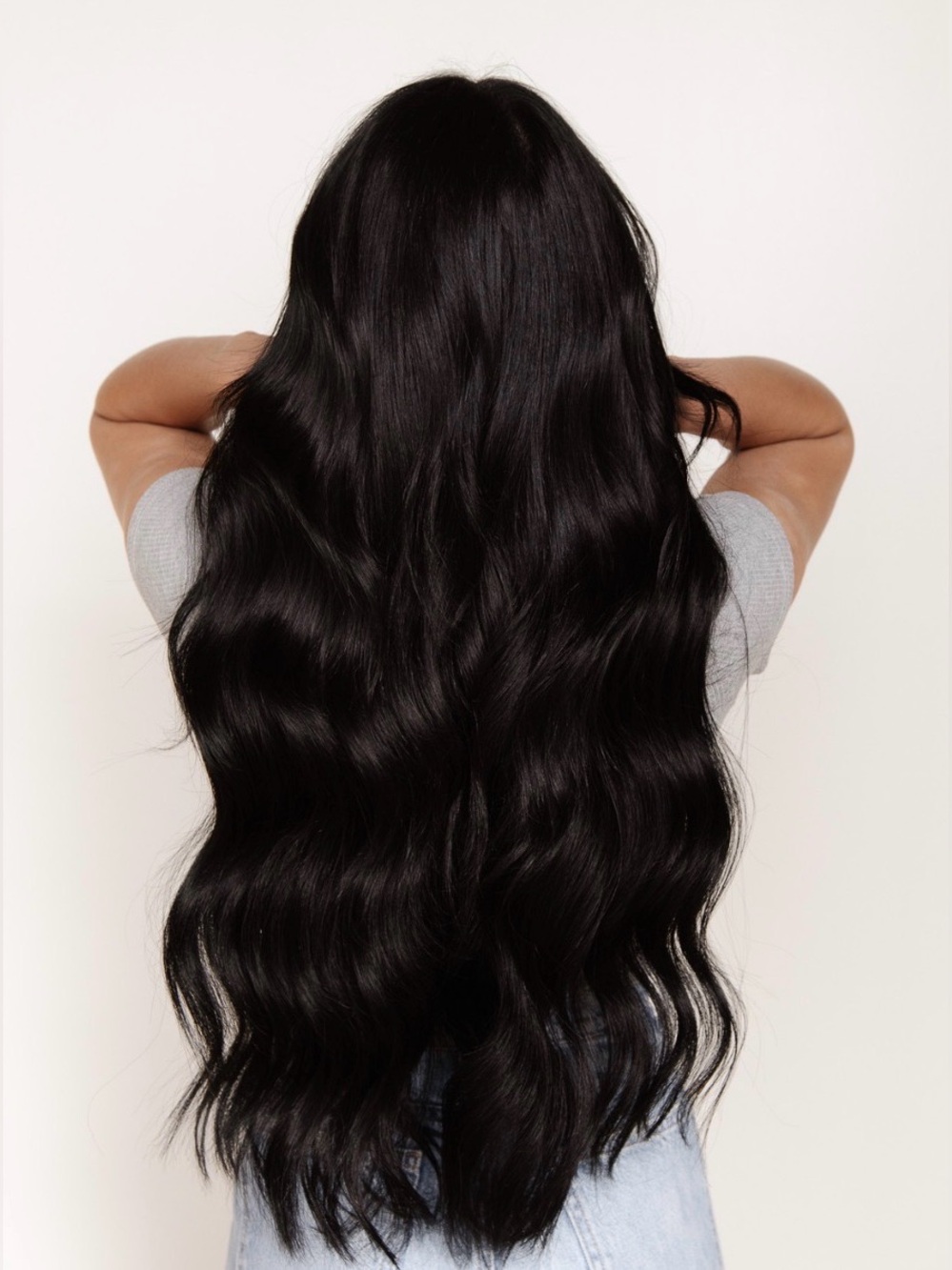 The Christina Tape-In Hair Extensions - Black Licorice